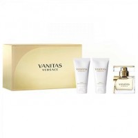 Versace Vanitas Подарочный набор (парфюмированная вода 4.5 мл + лосьон для тела 25 мл + гель для душа 25 мл)