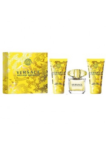 Versace Yellow Diamond Подарочний набір (туалетна вода 5 мл + гель для душу 25 мл + лосьйон для тіла 25 мл)