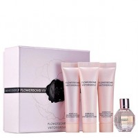 Viktor & Rolf Flowerbomb Набір (мініатюра 7 мл + гель для душу 15 мл + лосьйон для тіла 15 мл + крем для тіла 15 мл)