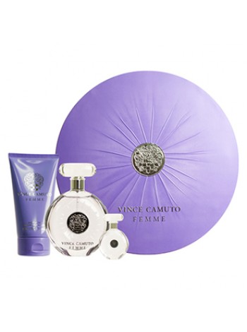 Vince Camuto Femme Подарочный набор ( парфюмированная вода 100 мл + миниатюра 7.5 мл + лосьон для тела 150 мл)