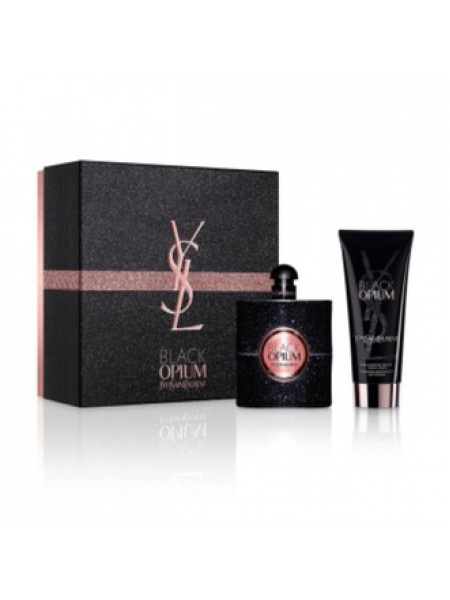 Yves Saint Laurent Black Opium Подарочний набір (парфумована вода 90 мл + лосьйон для тіла 200 мл)