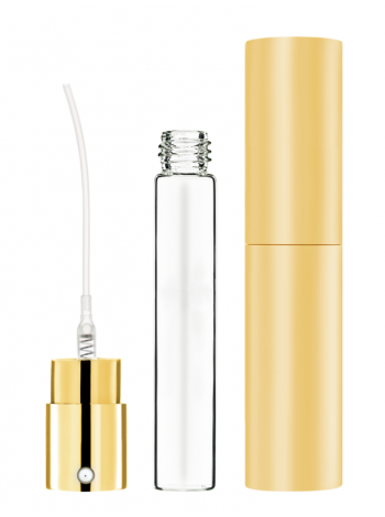 Флакон спрей для розпиву обертовий (відліванти) Метал Gold 10 мл