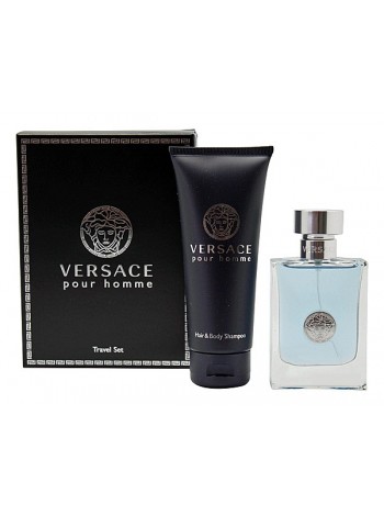 Versace Pour Homme Подарунковий набір (туалетна вода 100 мл + шампунь 100 мл)