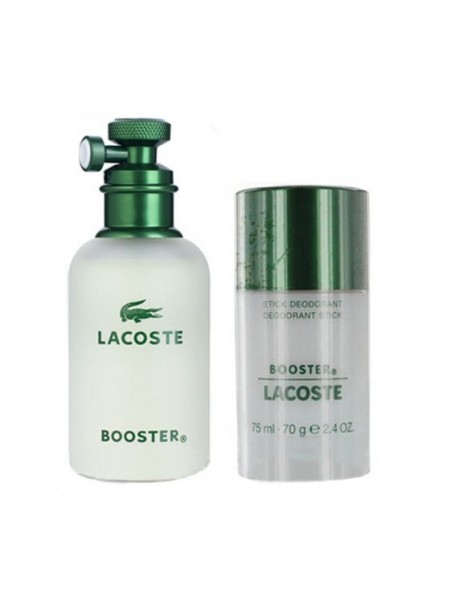 Lacoste Booster Подарочный набор (туалетная вода 125 мл + стиковый дезодорант 75 мл)
