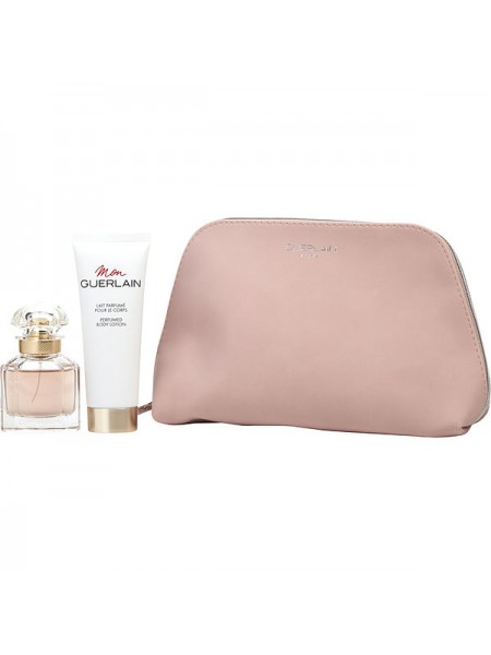 Guerlain Mon Guerlain Подарочный набор (парфюмированная вода 30 мл + лосьон для тела 75 мл + косметичка)