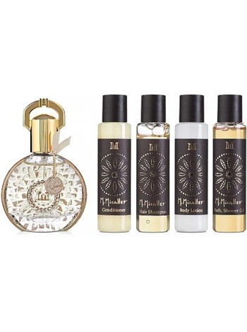 М. Мікаллеф 20 років Подарунковий набір (парфумована вода 30 мл + шампунь 47 мл + кондиціонер 47 мл + лосьйон для тіла 47 мл + гель для душу 47 мл)