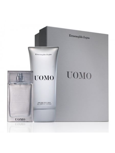 Zegna Uomo Подарочный набор (туалетная вода 50 мл + гель для душа 100 мл)
